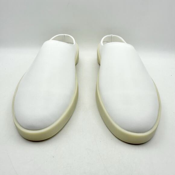 Wolf & Shepherd Mens Cruise Mule Slip On Shoes US 11 EU 44 White NIB main image 4